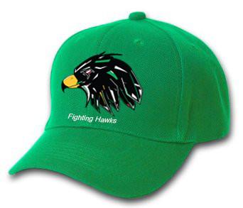 fighting hawks green hat.jpg